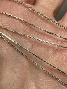 One Sterling Silver Necklace/Choose ONE